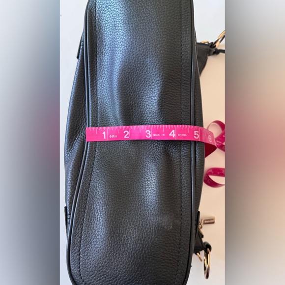 MICHAEL Michael Kors Black Pebbled Leather Satchel Hobo Bag  Used-Missing Straps - Picture 15 of 16